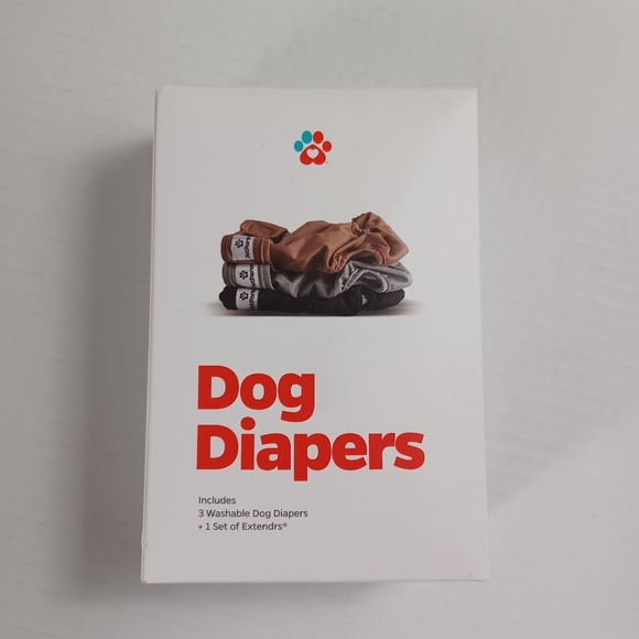 Dog Diapers 3 Pack NEW XS (4"-10" Waist) Rustic/Gray/Black -Female -Pet Parents - Picture 7 of 7